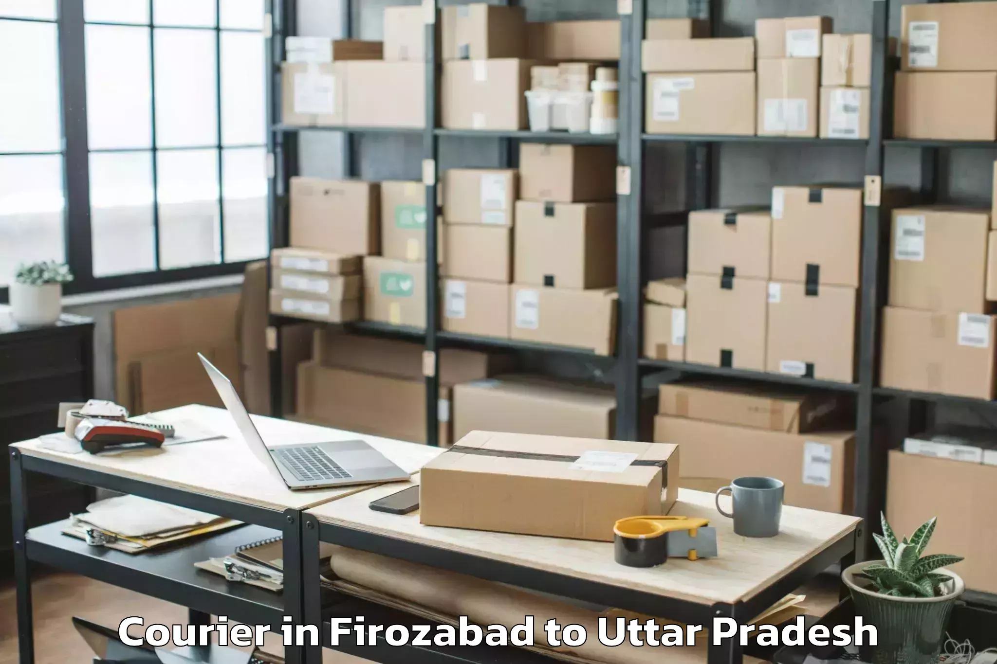 Firozabad to Ahraura Courier